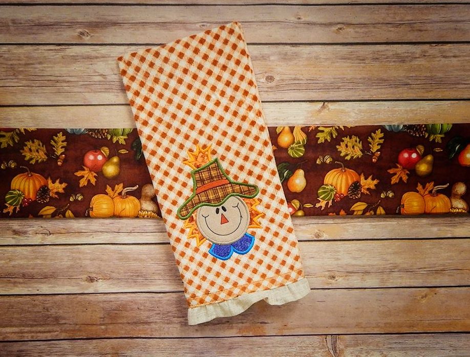 Whimsical Scarecrows Towel