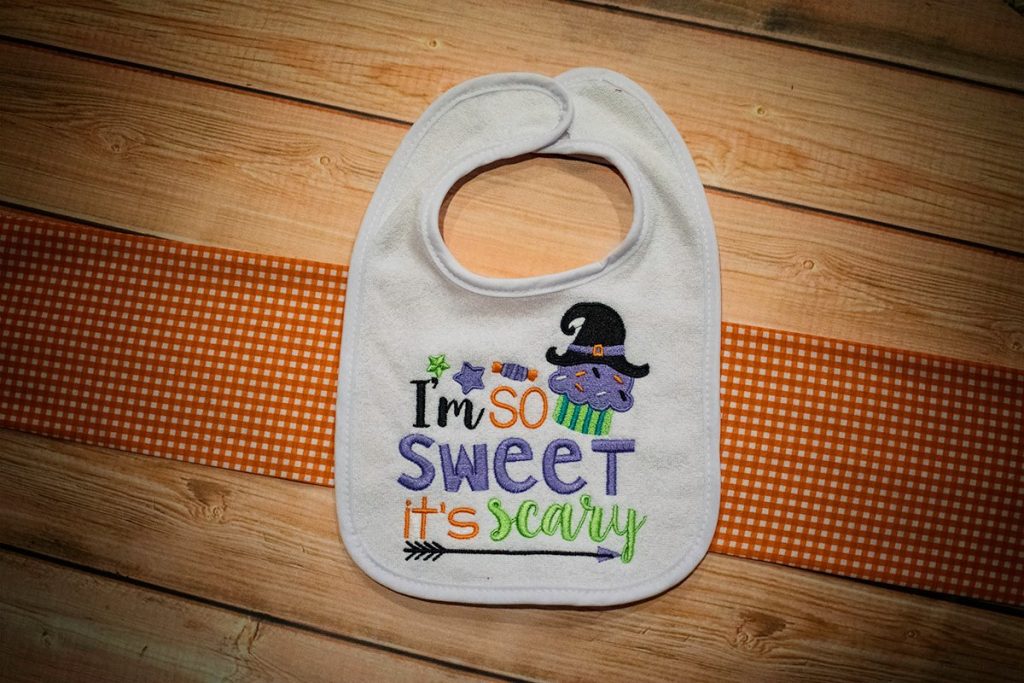 New Halloween Word Art - bib