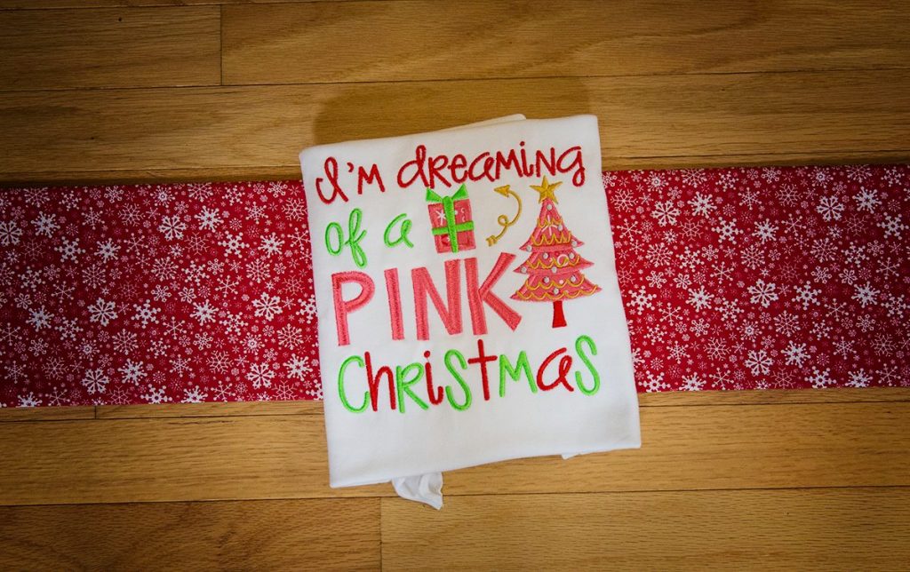 Pink Christmas - New Christmas Word Art Set 3