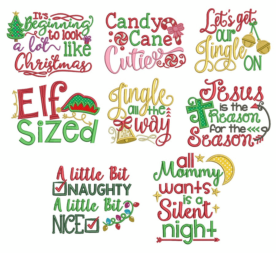 Christmas Word Art