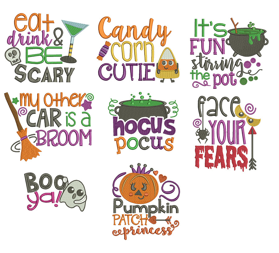 New Halloween Word Art!