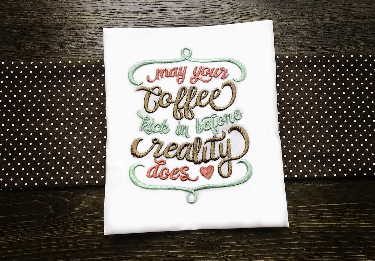 Customer Projects: Coffee Word Art