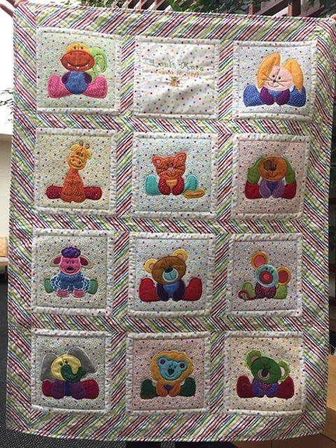 Customer Projects: Stuffed Animals Applique and Quilt Blocks | Designs ...