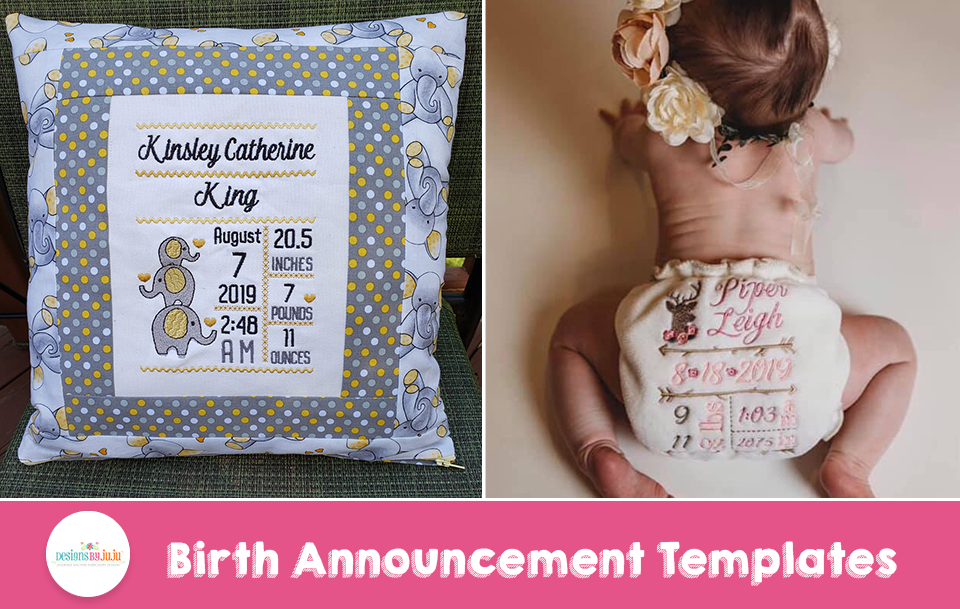 Customer Projects: Birth Announcement Templates