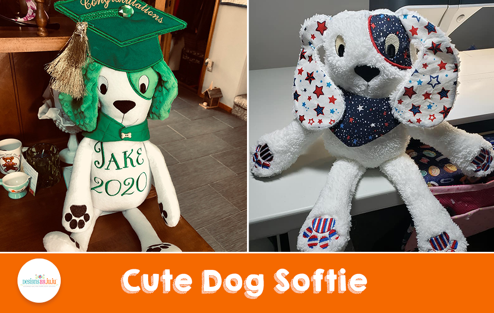 Customer Projects: Cute Dog Softie