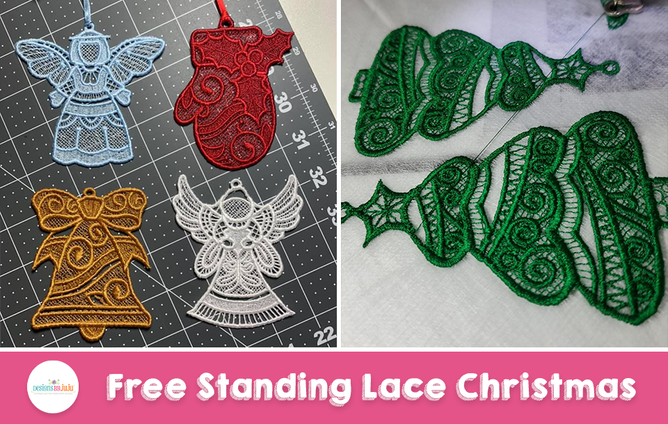 Customer Projects: Free Standing Lace Christmas