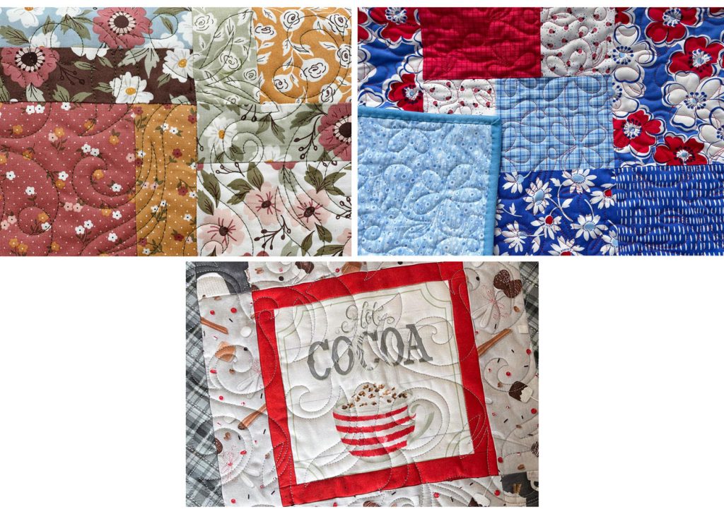 Quilting with an embroidery machine - be amazed!