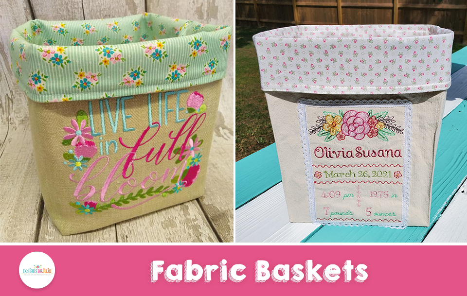 Customer Projects: Fabric Baskets