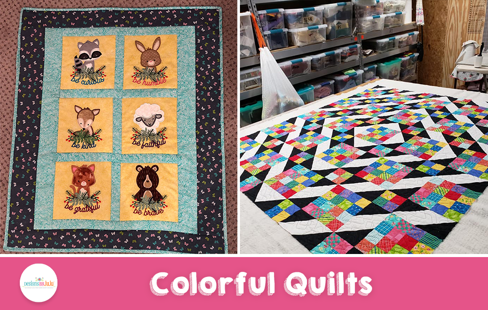 Customer Projects: Colorful Quilts