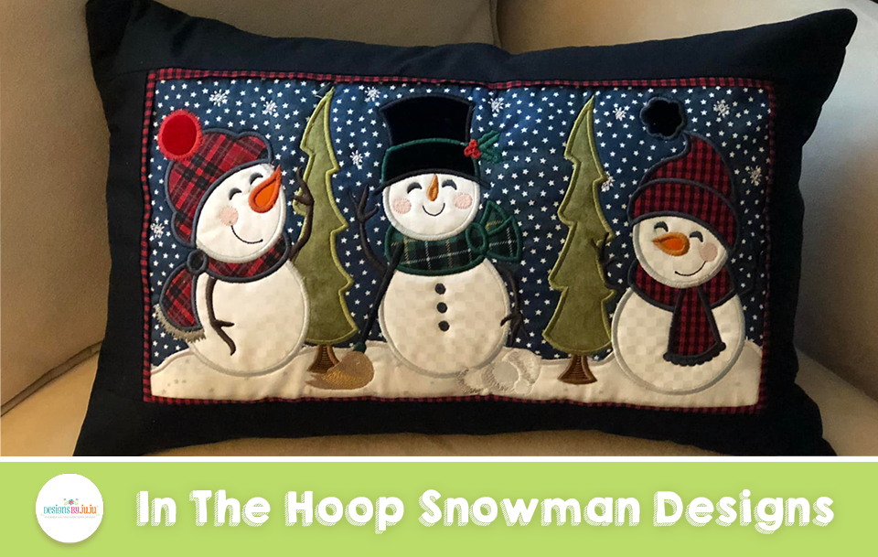 Customer Projects: In The Hoop Snowman Designs