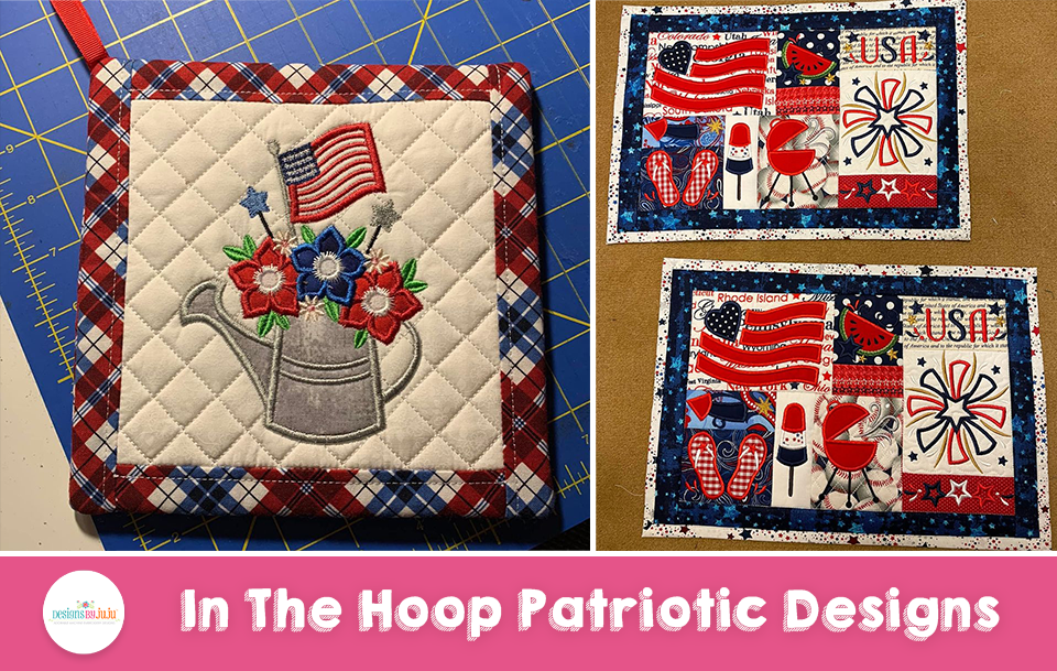 Customer Projects: Patriotic In The Hoop Designs