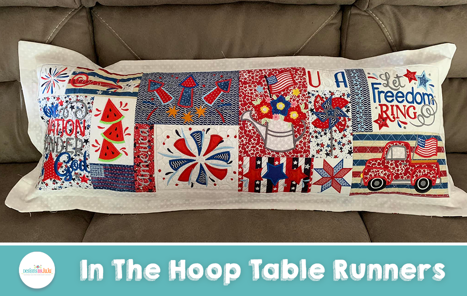 Customer Projects: In The Hoop Table Runners