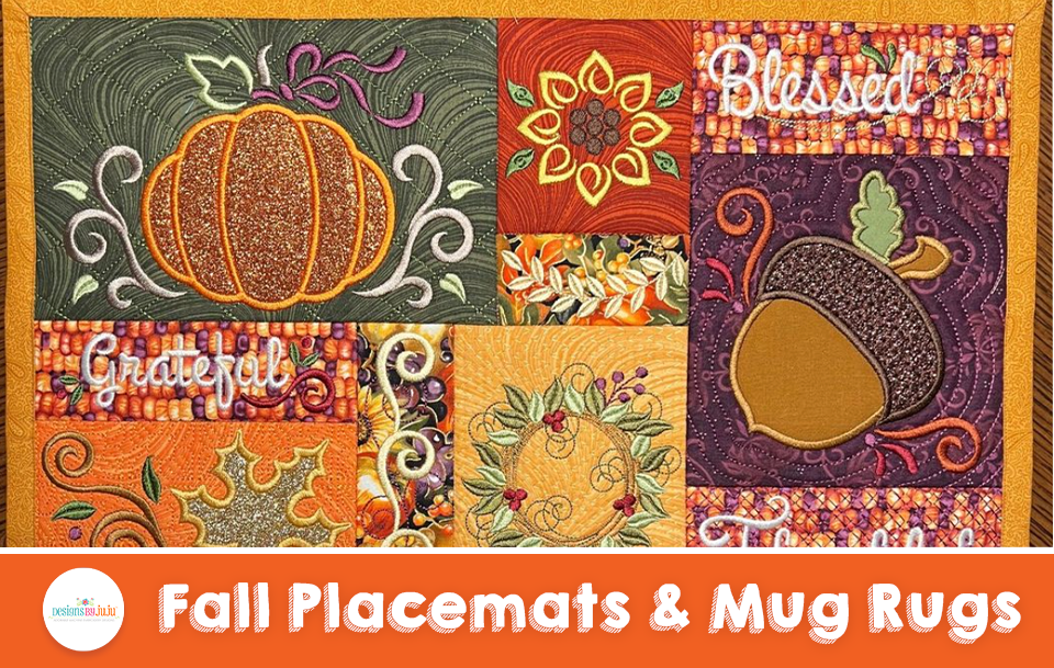 Customer Projects: Fall Placemats & Mug Rugs