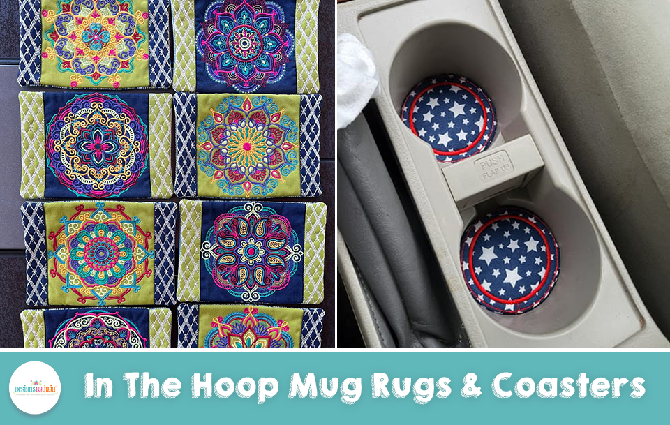 Customer Projects: In The Hoop Mug Rugs & Coasters
