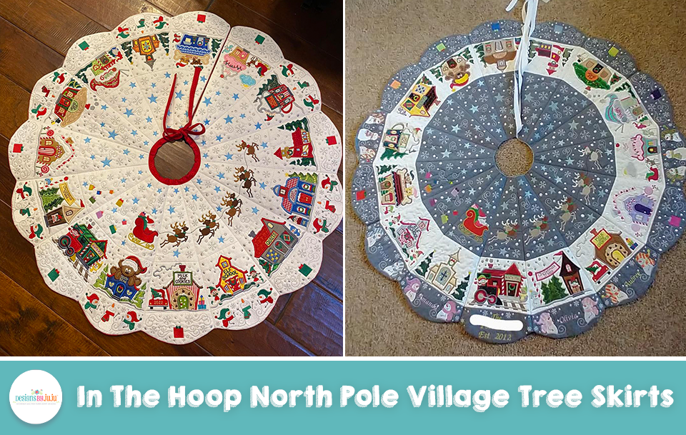 Customer Projects: North Pole Village Tree Skirts