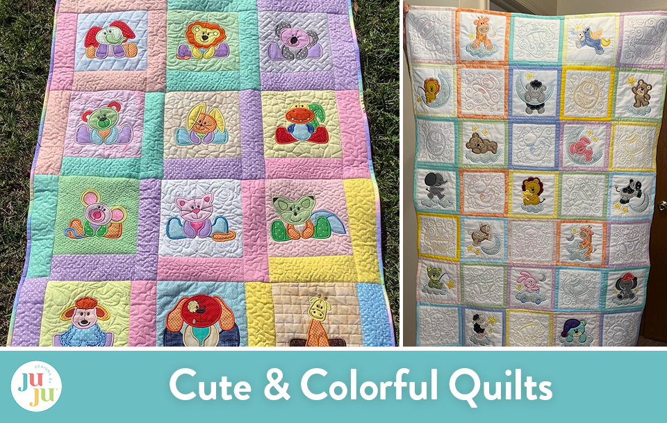 Customer Projects: Cute & Colorful Quilts