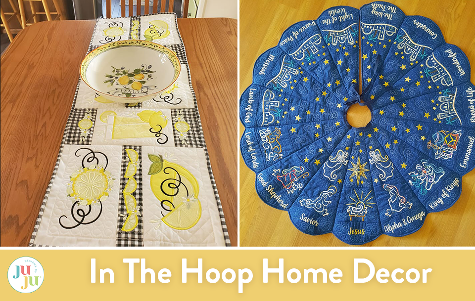 Customer Projects: In The Hoop Home Decor