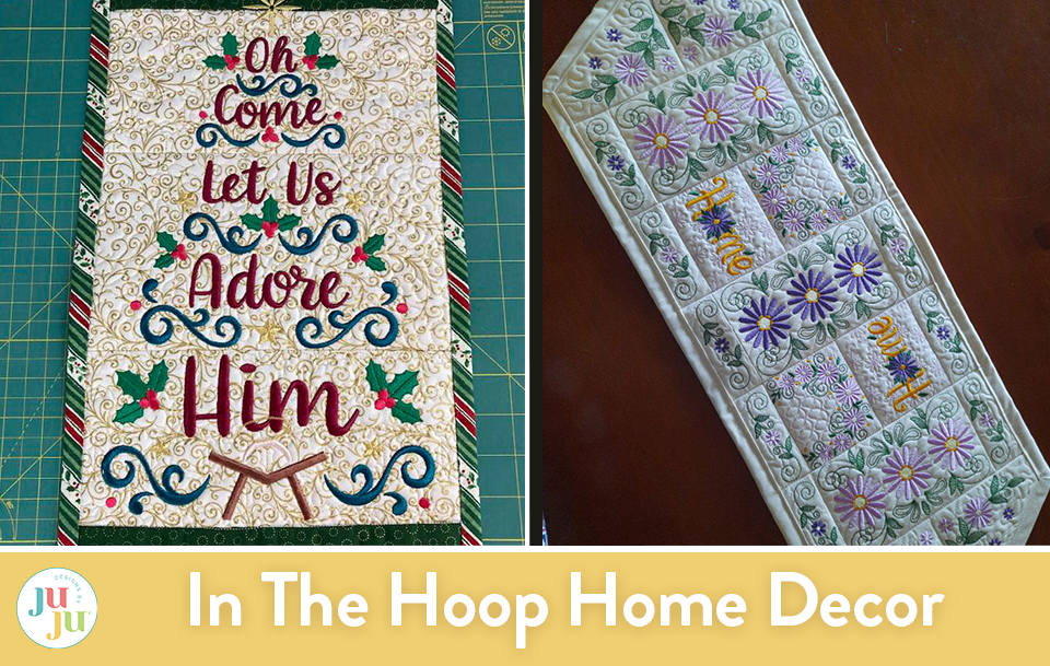 Customer Projects: In The Hoop Home Decor