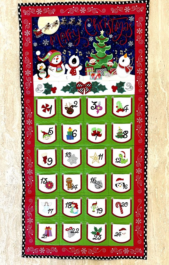 Customer Projects: In The Hoop Advent Calendars | Designs By JuJu ...