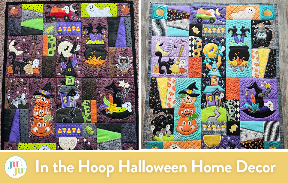 Customer Projects: In The Hoop Halloween Home Decor
