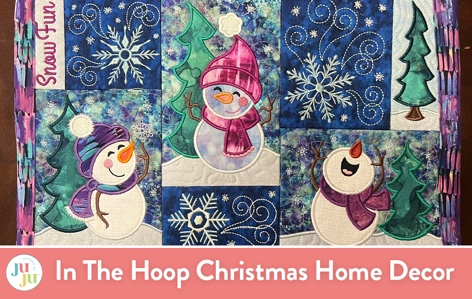 Customer Projects: In The Hoop Christmas Home Decor