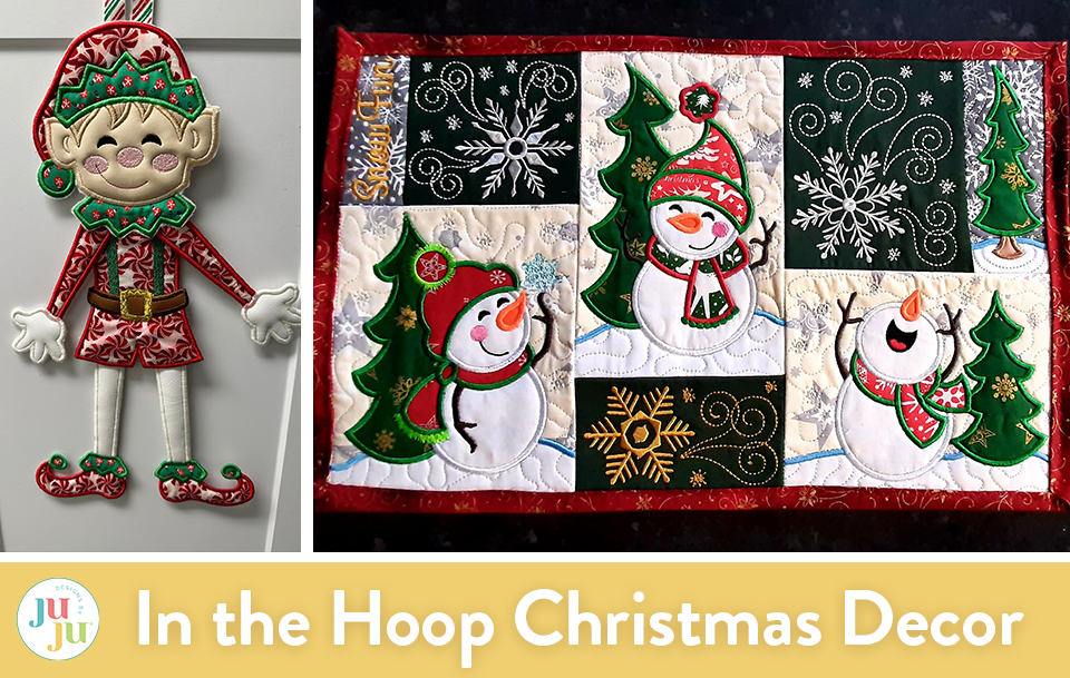 Customer Projects: In The Hoop Christmas Decor
