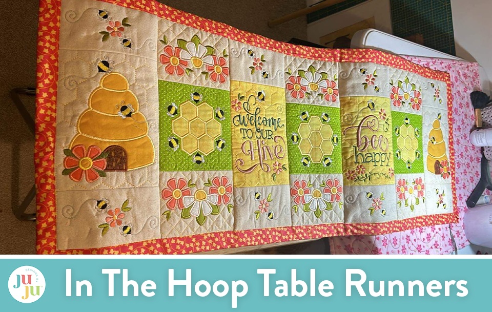 Customer Projects: In The Hoop Table Runners