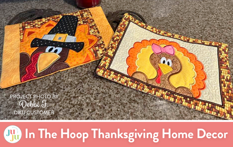 Customer Projects: In The Hoop Thanksgiving Home Decor