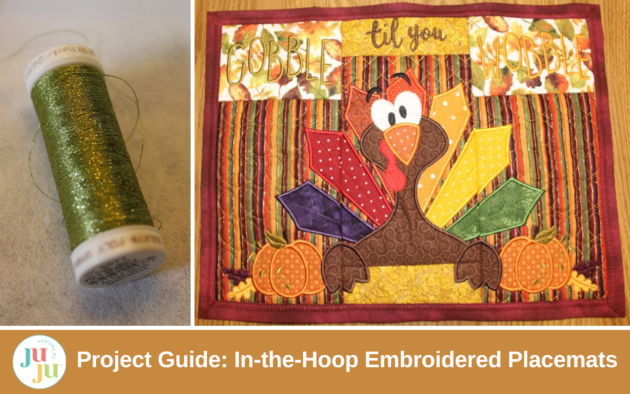 Project Guide: In-the-Hoop Embroidered Placemats