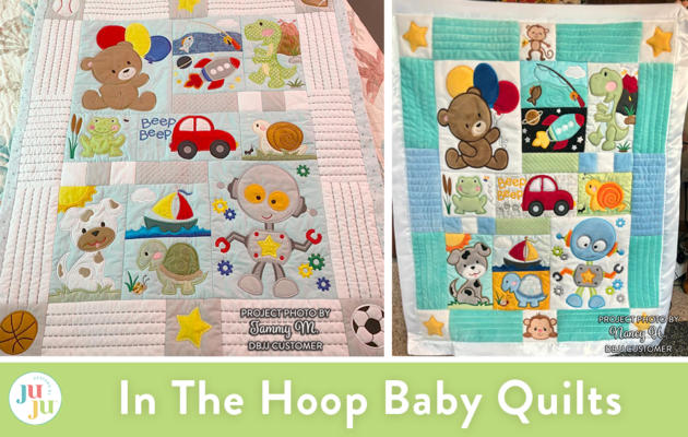 Customer Projects: In The Hoop Baby Quilts