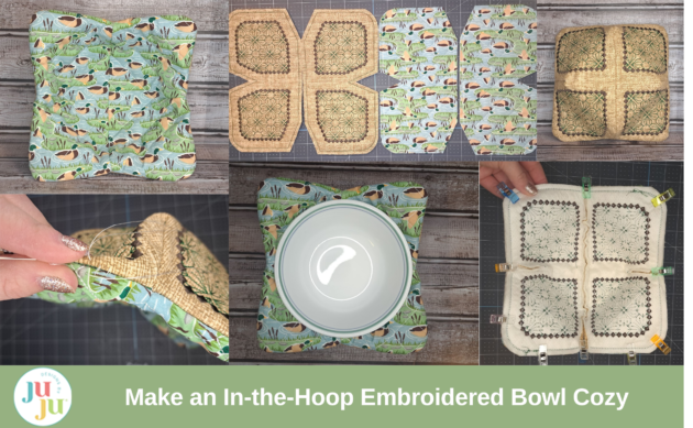How to Make an In-the-Hoop Embroidered Bowl Cozy – A Must-Have for Hot & Cold Dishes!