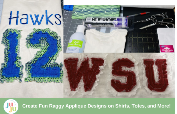 Team Spirit Made Easy: Create Fun Raggy Applique Designs on Shirts, Totes, and More!